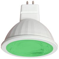 Светодиодная лампа Ecola M2CG90ELT GU5.3 9Вт 220В зелёный прозрачная 421434