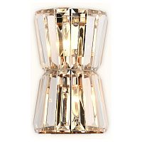 Накладной светильник Ambrella Traditional 8 TR5219/2 СD/CL золото/прозрачный E14/2 max 40W 245*150*110