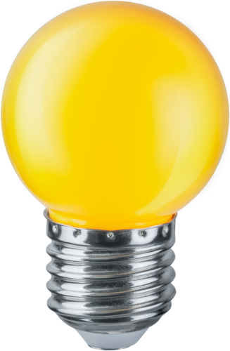 Лампа светодиодная Navigator 71 830 NLL-G45-1-230-Y-E27 1W жёлтый