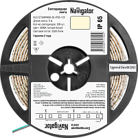 Светодиодная лента Navigator 71 700 NLS-5730WW60-30-IP65-12V (цена за бухту 5м)
