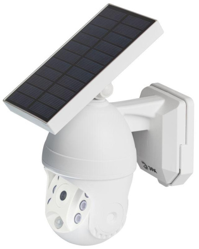 Светильник светодиодный "Камера" ERAFS012-10 6LED 8х24см фасадный на солнечн. батарее с датчиком движения ЭРА Б0057600 фото 2