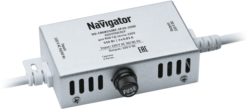 Контроллер для RGB лент серии NLS-RGB220V Navigator 14 523 ND-CRGB550RF-IP20-220V