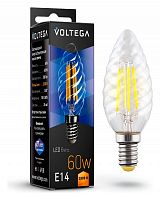 Лампа светодиодная Voltega 7027 Crystal VG10-CC1E14warm6W-F E14 6Вт 2800K