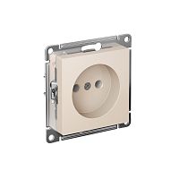 Розетка AtlasDesign 16А без заземл. без шторок быстрозажим. клем. механизм беж. SE ATN000241S