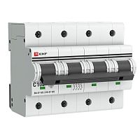 Выключатель автоматический модульный 4п C 100А 15кА ВА 47-125 PROxima EKF mcb47125-4-100C