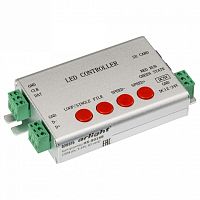 Контроллер-регулятор цвета RGB Arlight HX-801S HX-801SB (2048 pix, 5-24V, SD-card)