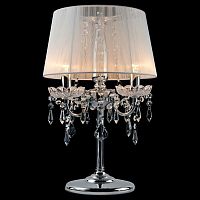 Настольная лампа декоративная Eurosvet 2045 2045/3T хром/белый настольная лампа 57135