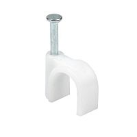 Скоба крепежная круглая 10мм (уп.50шт) EKF plcn-sr-10