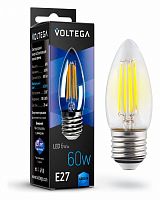 Лампа светодиодная Voltega 7029 Crystal VG10-C1E27cold6W-F E27 6Вт 4000K