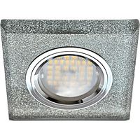 Встраиваемый светильник DL1651 Ecola FS1651EFF серебряный блеск/хром 421695