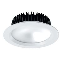 Светодиодный встраиваемый светильник Feron 41619 AL265 40W 4000K IP65 d230мм белый