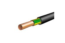 Кабель ВВГнг(А)-LS 1х4 0.66кВ Ж/З (бухта) (м) АЛЬФАКАБЕЛЬ 65703