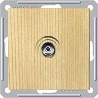 Розетка телевизионная оконечная TV 1-м СП W59 механизм сосна SE RTS-151-7-86