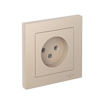 Розетка AtlasDesign 16А без заземл. в сборе песочн. SE ATN001240