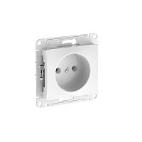 Розетка Glossa 16А без заземл. быстрозажим. клем. механизм бел. SE GSL000141S