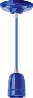 Светильник подвесной Navigator 61 532 NIL-SF03-012-E27 60Вт 1м. керамика, синий
