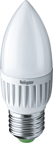 Лампа светодиодная Navigator 94 483 NLL-P-C37-5-230-4K-E27-FR 5W 4000K свеча