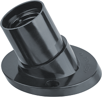 Патрон электрический Navigator 71 607 NLH-BL-W1-E27 карболитовый, наклонный