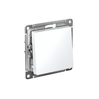 Переключатель 1-кл. AtlasDesign (сх. 6) 10AX быстрозажим. клем. механизм бел. SE ATN000161S