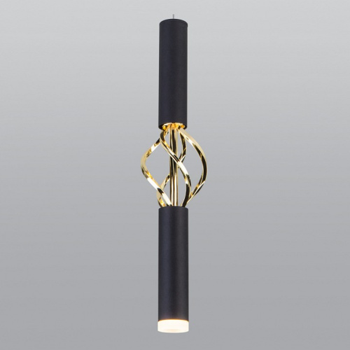 Подвесной светильник Eurosvet a049107 Lance 50191/1 LED черный/золото