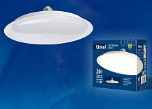 Лампа светодиодная Uniel  E27 20Вт 3000K LED-U165-20W/3000K/E27/FR PLU01WH