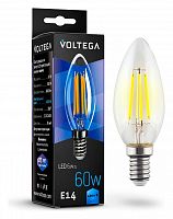 Лампа светодиодная Voltega 7020 Crystal VG10-C1E14cold6W-F E14 6Вт 4000K