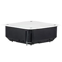 Коробка распаячная КМП-020-008 для полых стен 110х110х45 полистирол; метал. лапки IP20 черн./бел. EKF plc-kmp-020-008