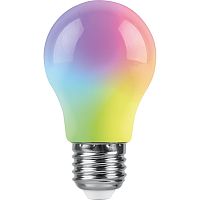Лампа светодиодная Feron 38118 LB-375 E27 3W RGB (плавная смена цвета)