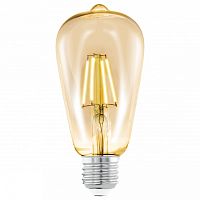 Лампа светодиодная Eglo 11521 E27 4Вт 2200K ST64 FILAMENT янтарь