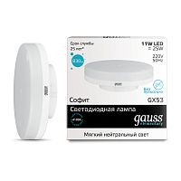 Светодиодная лампа Gauss 83821 LED Elementary GX53 11W 4100K софит