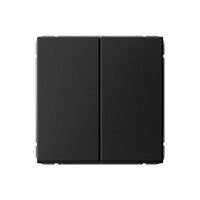 Выключатель 2-кл. ArtGallery 10AX быстрозажим. клем. механизм карбон SE GAL001051S