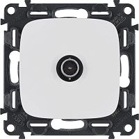 Механизм розетки TV с топологией "звезда" Valena Allure 1 выход 0-2400МГц с лиц. панелью бел. Leg 753751