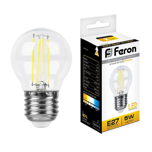 Лампа светодиодная Feron 25581 LB-61 5Вт E27 2700K 230В